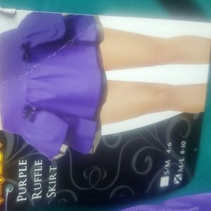 Brand new purple ruffle skirt